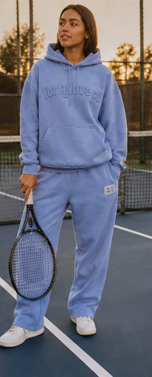 Light Blue Hoodie Set